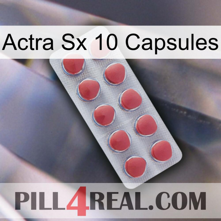 Actra Sx 10 Capsules 18